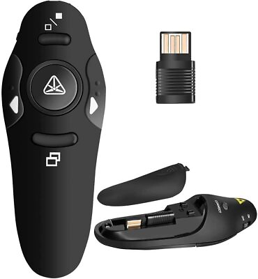 #ad Power point Presentation Remote Wireless USB PPT Presenter Laser Pointer Clicker $10.99