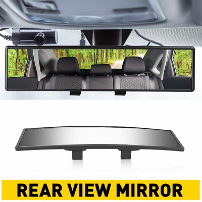 Angel View Panoramic Wide Angle Car Rear View Mirro Mirror Lens 240mm White Tint $12.99