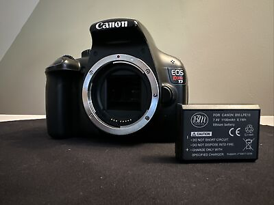 #ad Canon EOS Rebel T3 Digital SLR Camera BODY ONLY VERY GOOD Condition FREE SHIP $104.99