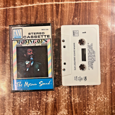 #ad Marvin Gaye#x27;s Greatest Hits The Motown Sound Cassette Tape 1976 Motown Ramp;B Soul $5.99