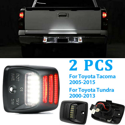 #ad LED License Plate Light Lamp For Toyota Tacoma 2005 2015 Tundra 2000 2013 Pickup $11.95