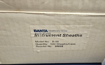 #ad BANTA 20825 Dental Instrument Sheaths 500 Box $39.95