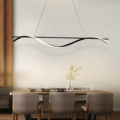 #ad Enlightening Horizontal Chandelier LED Modern Pendant Lamp $183.99