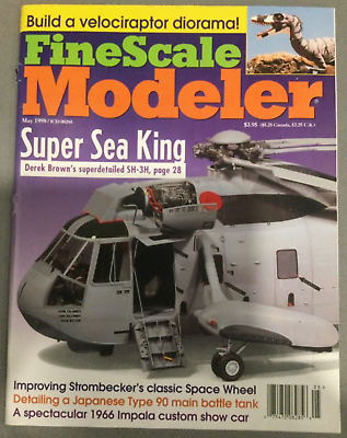 #ad FineScale Modeler Fine Scale Super Sea King SH 3H Space Wheel Type 90 Vol 16 N 5 $17.99