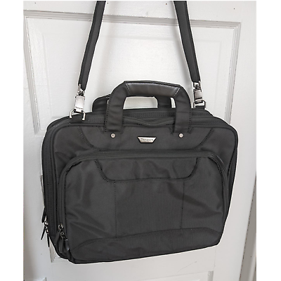 #ad Targus Black for 16quot; Laptop Carrier Messenger Bag Commute Briefcase Travel Case $50.00
