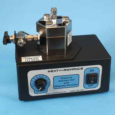 #ad NEXT ADVANCE PRESSURE INJECTION CELL W O MAGNETIC STIR PLATE PC77 MAG $195.00