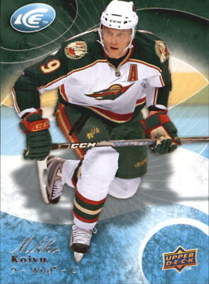 #ad 2009 10 Upper Deck Ice Wild Hockey Card #82 Mikko Koivu $1.69