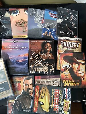 #ad DVDs Open but Perfect Choose From 170 Movies Disc Art only NO CASE $4.00