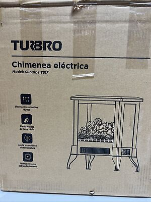 #ad TURBRO Suburbs TS17 Compact Electric Fireplace Stove 18” Freestanding $69.99