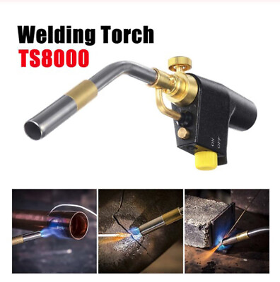 #ad TS8000 Style High Temperature Brass Mapp Gas Torch Propane Welding Plumbing $39.55