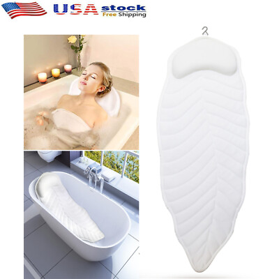#ad Bathtub Mat Luxury Cushion amp; 6 Suction Cups Support Head Neck Shoulder Back $43.23