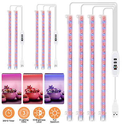#ad LED Grow Light Plant Growing Lamp Full Spectrum for Indoor Plants Hydroponics $17.98