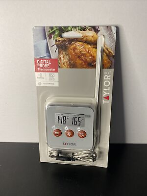 #ad Taylor digital probe COOKING thermometer model 1574 New Sealed 🔥 $11.99