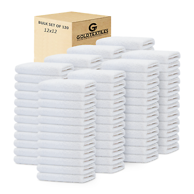 #ad Wash Cloth Towels Set 12x12 Cotton Blend Soft Absorbent Kitchen Towel Bulk Pack $58.99