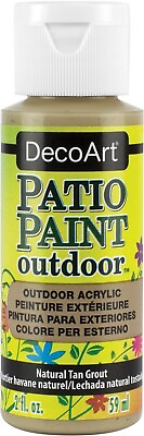 #ad DecoArt Patio Paint 2oz Natural Tan Grout $9.27