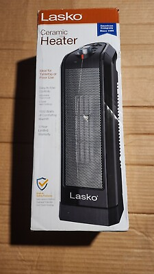 #ad Lasko Oscillating Ceramic Space Heater for Home New $34.99