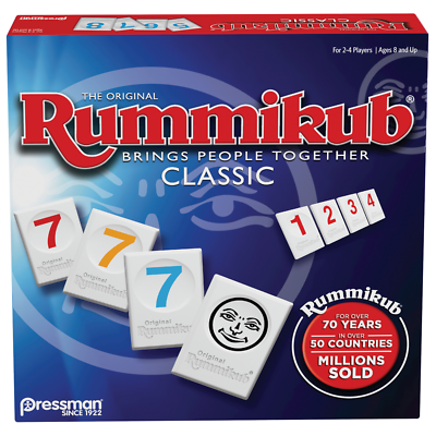 #ad Rummikub Classic Edition the Original Rummy Tile Game for Ages 8 and up $15.95