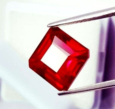#ad Natural Red Ruby Radiant Cut 8 Cts Shape Radiant Loose Certified Gemstone $10.79