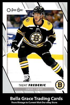 #ad 2023 24 O Pee Chee Trent Frederic #277 Boston Bruins NHL Hockey $2.59