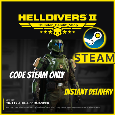 #ad HELLDIVERS 2 TR 117 Alpha Commander Outfit PC Steam INSTANT DELIVERY $4.99