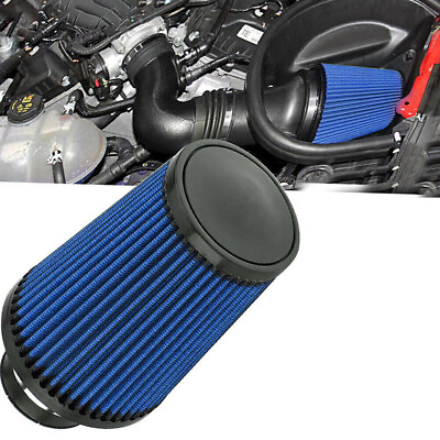 #ad 4#x27;#x27; 102mm Long High Flow Inlet Cone Dry Filter Cold Air Intake Replacement NR $22.20