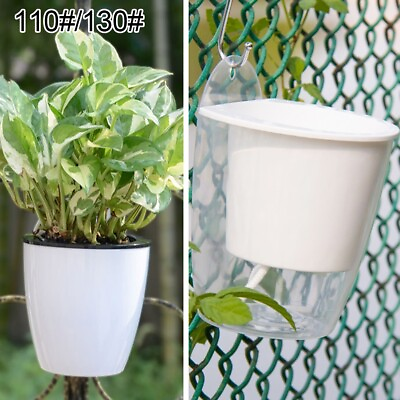 #ad Reliable and Adjustable Plastic Flower Pot with Self Watering Function $11.87