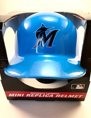 #ad Miami Marlins MLB Rawlings Mini Helmet Chrome Alt. $34.99