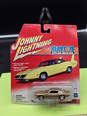 #ad Johnny Lightning Heavy 70 1970’s Best Muscle Cars 1:64 1970 Chevy Camaro RS 2001 $10.00
