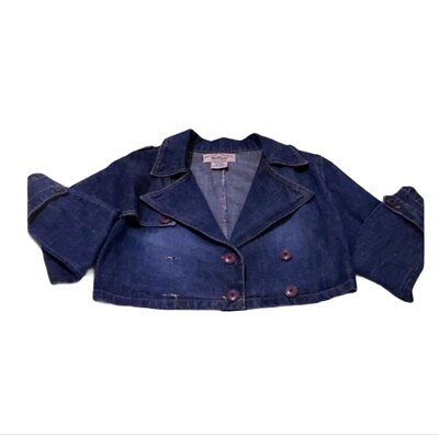 #ad NoFuze Blue Junior Large Jean Jacket $12.00