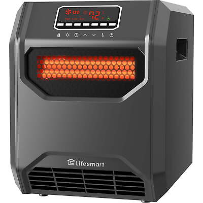 #ad New 6 Element Infrared Heater with Front Intake Vent and UV Light $86.68
