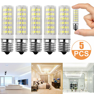 #ad 5PCS E17 LED Bulb Microwave Oven Light Dimmable 7W 6000K Super Bright Lamp Bulbs $13.98