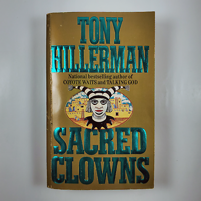 #ad Sacred Clowns by Tony Hillerman VTG Mystery 1993 HarperPaperbacks 1st Printing $14.81
