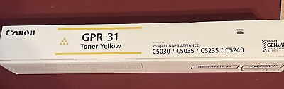 #ad Canon GPR 31 2802B003AA Yellow Genuine Toner Cartridge $35.00