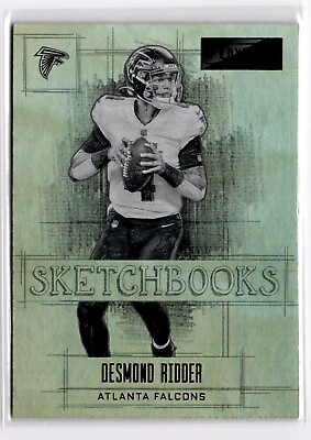 #ad 2022 Panini Playbook Desmond Ridder #23 Sketchbooks Atlanta Falcons $5.00