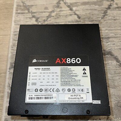 #ad Corsair Ax860 800W Power Supply With Cables Great Condition $45.00
