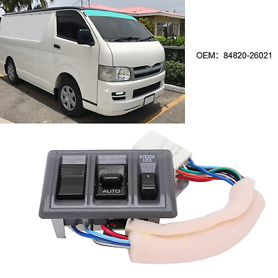 #ad Car Electric Power Window Switch Auto Parts 84820‑26021 For Hiace 1989‑2006 $17.83