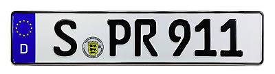 #ad Porsche 911 Front German License Plate $34.99