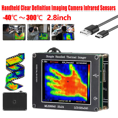 #ad Infrared Thermal Temperature Imager Camera Heating 40℃ 300℃ 240*320 Resolution $84.99
