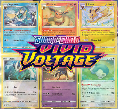 #ad Pokemon TCG SWSH Vivid Voltage Choose Your Card Reverse Holo Holo Ultra Rare $1.49