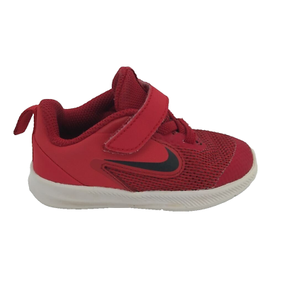 #ad Nike Downshifter 9 Sneaker Athletic Shoes Red Hook amp; Loop Toddler Little Kids 6C $6.99