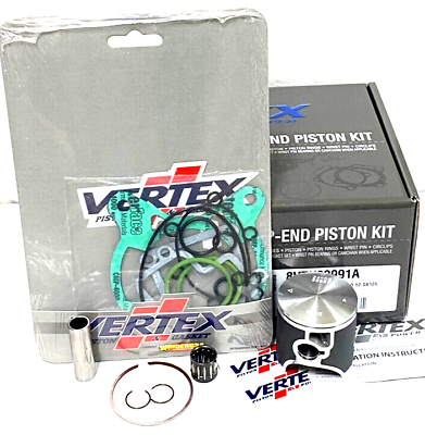 #ad Top End Kit Piston Gasket Kit for KTM 105 SX Std Bore 51.95mm VTK22991A Vertex $139.99
