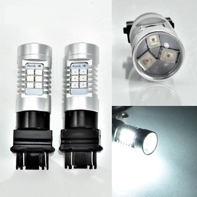 #ad T25 3156 3456 Front Signal Light White 21 SMD LED Bulb K1 Fits Nissan HA $31.10