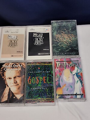 #ad Lot of 6 GOSPEL music Artist and Titles as shown vintage $11.25