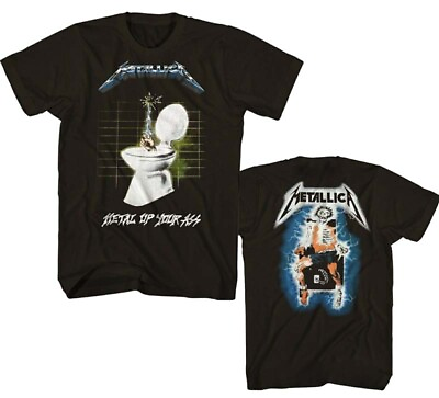 #ad New Authentic Metallica Metal Up Your Ass Ride The Lightning Heavy Metal T Shirt $25.89