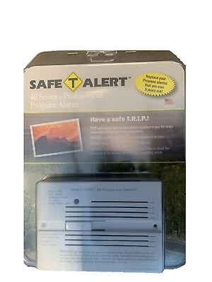 #ad Safe T Alert 40 442 P WT White Flush Mount Propane LP Gas Leak Detector Alarm $53.99