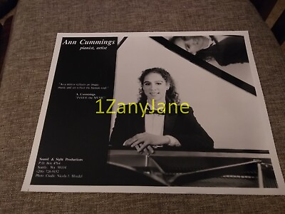 #ad P470 Band 8x10 Press Photo PROMO MEDIA ANN CUMMINGS PIANIST ARTIST SOUND amp; SIGHT $22.46