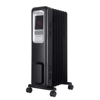 #ad Pelonis Space Heater 1500 Watt Digital Electric Oil Filled Radiant Portable $89.57