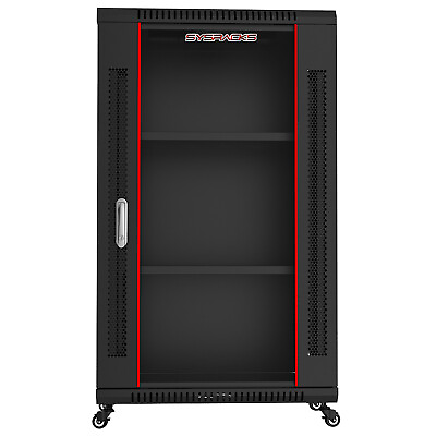 #ad 18U Rack Portable 18 inches Depth Server Enclosure with Accessories Free $270.00
