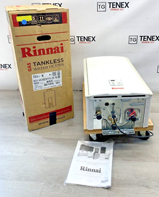 #ad Rinnai V65iN Indoor Tankless Water Heater Natural Gas 150K BTU S 28 #4598 $250.00