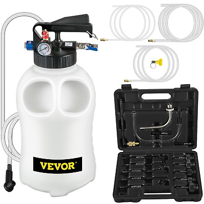 #ad VEVOR Transmission Fluid Pump ATF Refill Pump Kit 10L with 14 Most Used Adapters $71.99